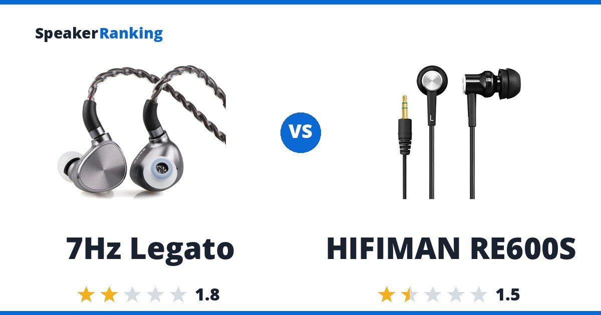 7Hz Legato vs HIFIMAN RE600S