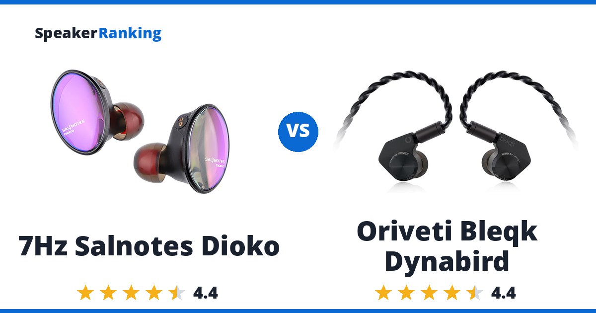 7Hz Salnotes Dioko vs Oriveti Bleqk Dynabird