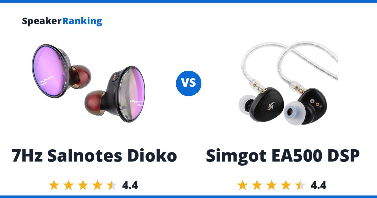7Hz Salnotes Dioko vs Simgot EA500 DSP