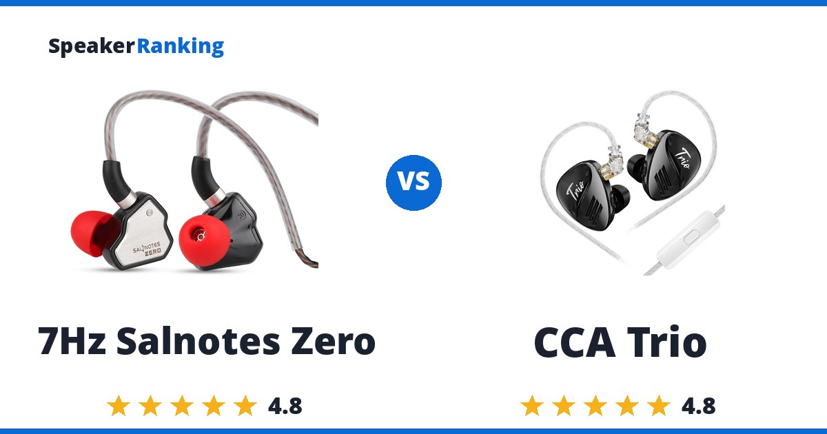 7Hz Salnotes Zero vs CCA Trio