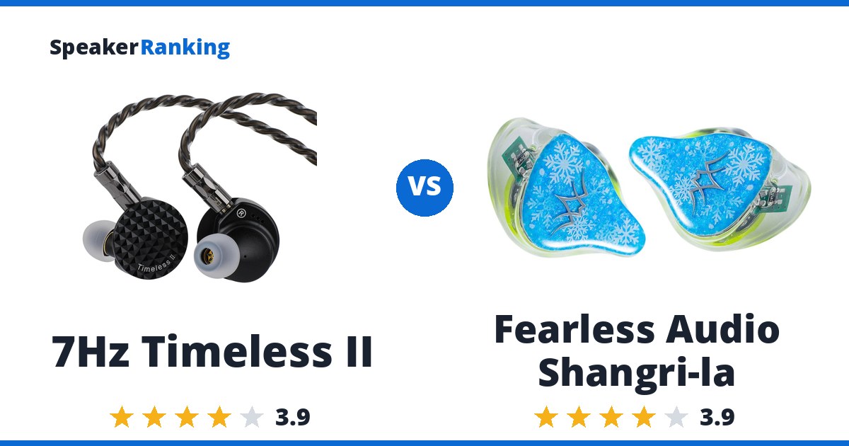 7Hz Timeless II vs Fearless Audio Shangri-la