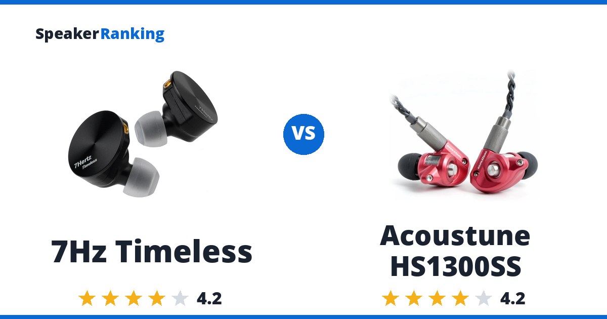 7Hz Timeless vs Acoustune HS1300SS