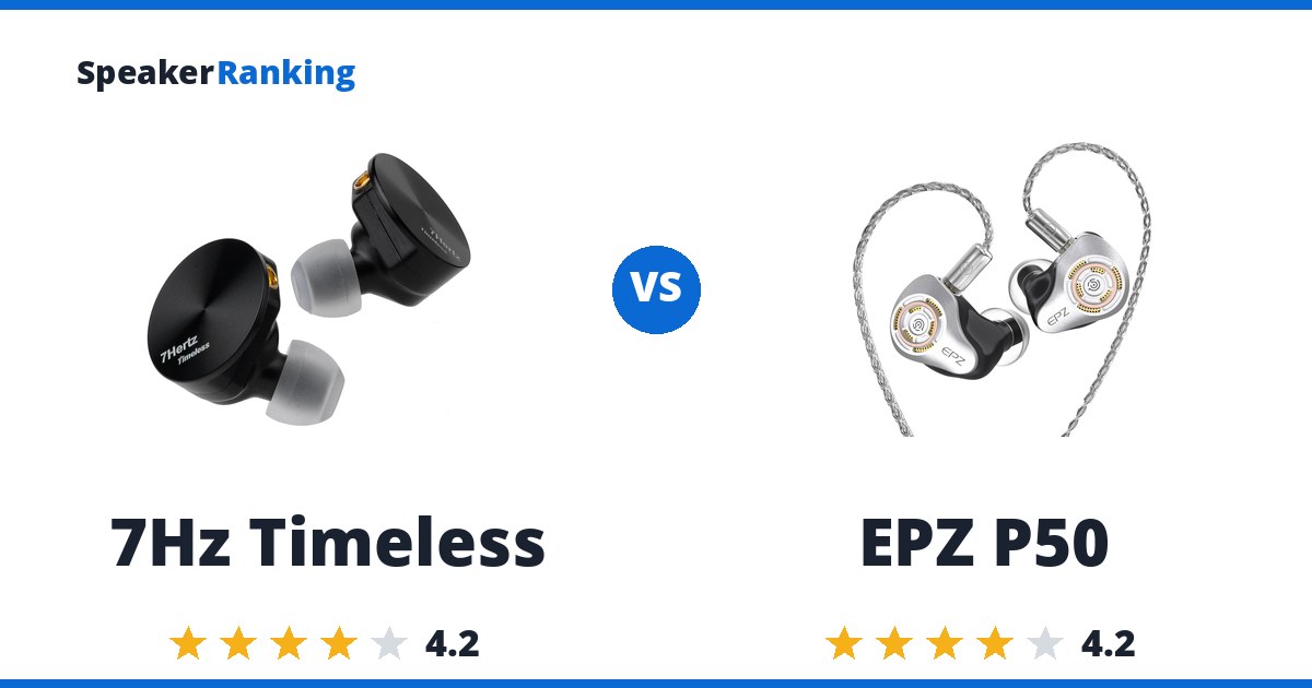 7Hz Timeless vs EPZ P50