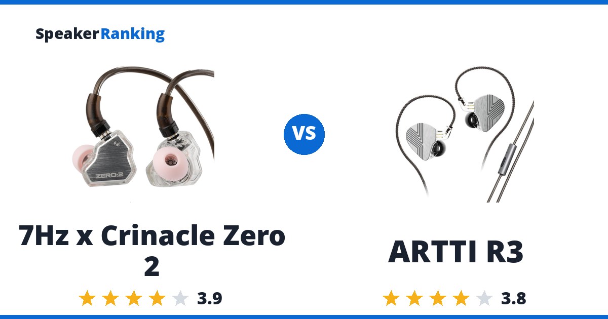 7Hz x Crinacle Zero 2 vs ARTTI R3