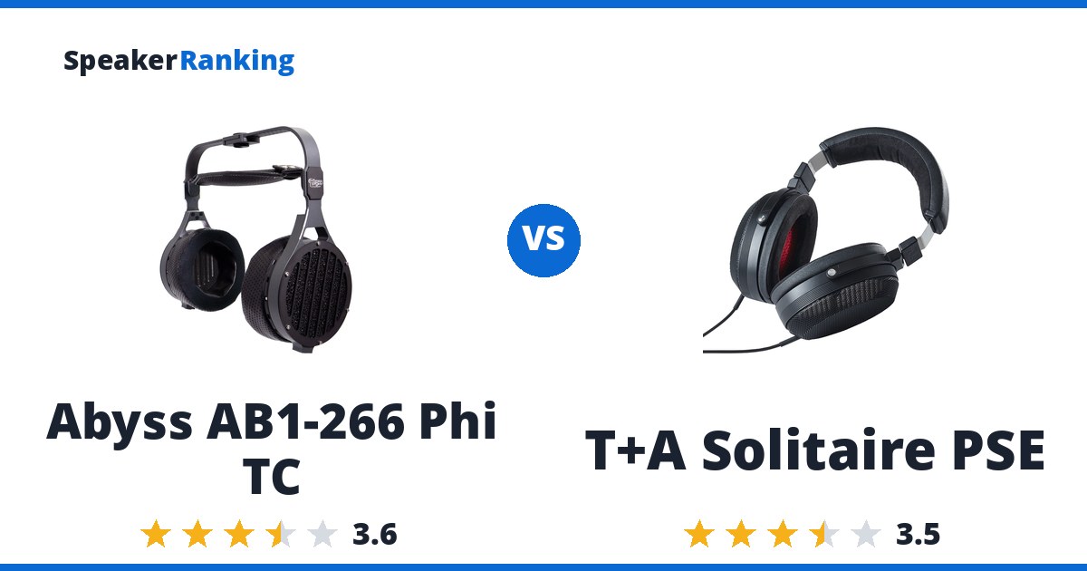 Abyss AB1-266 Phi TC vs T+A Solitaire PSE