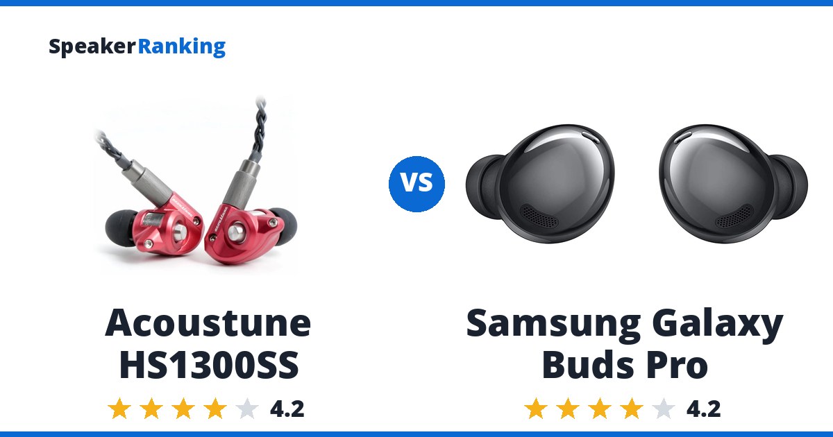 Acoustune HS1300SS vs Samsung Galaxy Buds Pro