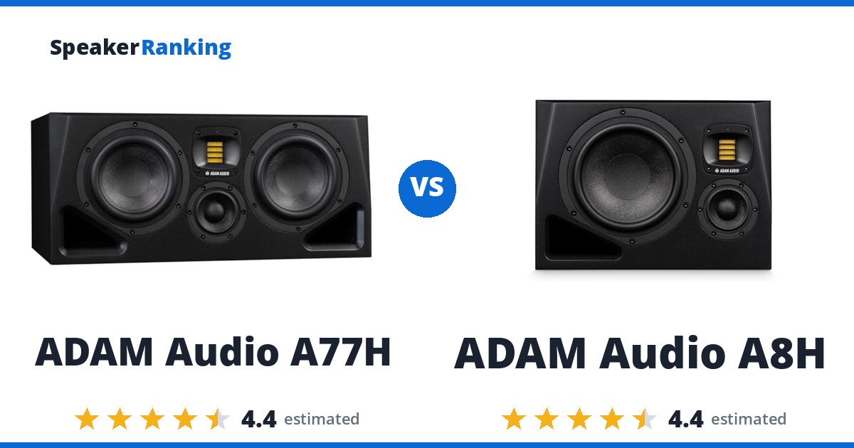 ADAM Audio A77H vs ADAM Audio A8H