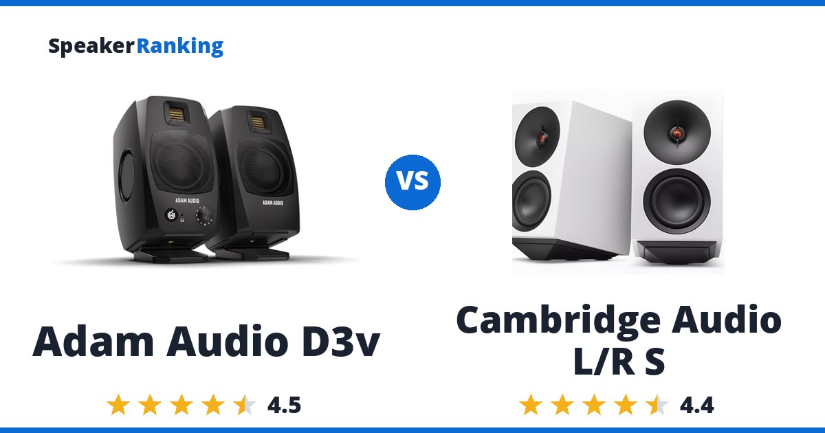 Adam Audio D3v vs Cambridge Audio L/R S