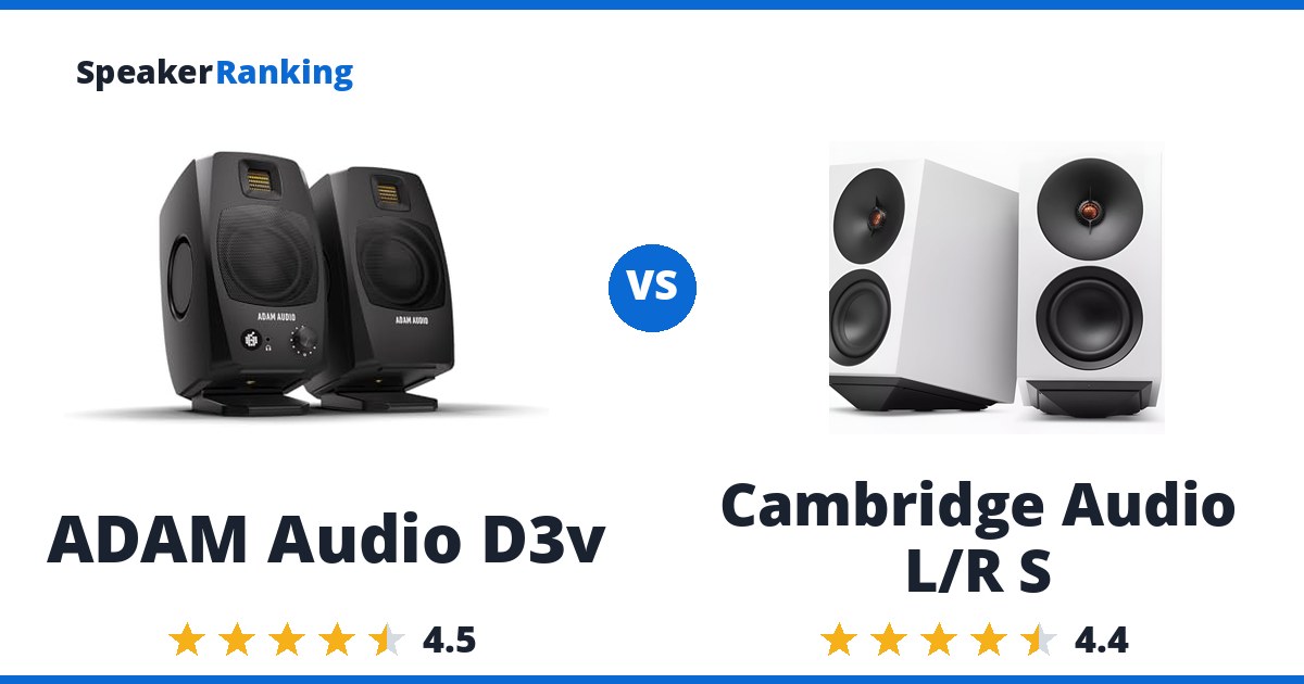 ADAM Audio D3v vs Cambridge Audio L/R S