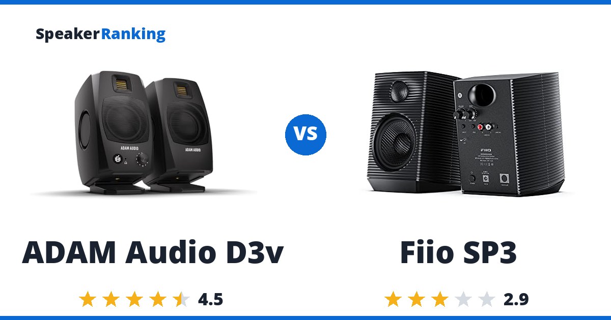 ADAM Audio D3v vs Fiio SP3