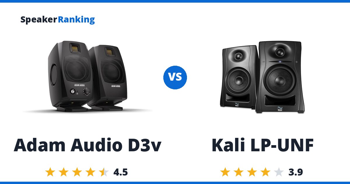 Adam Audio D3v vs Kali LP-UNF