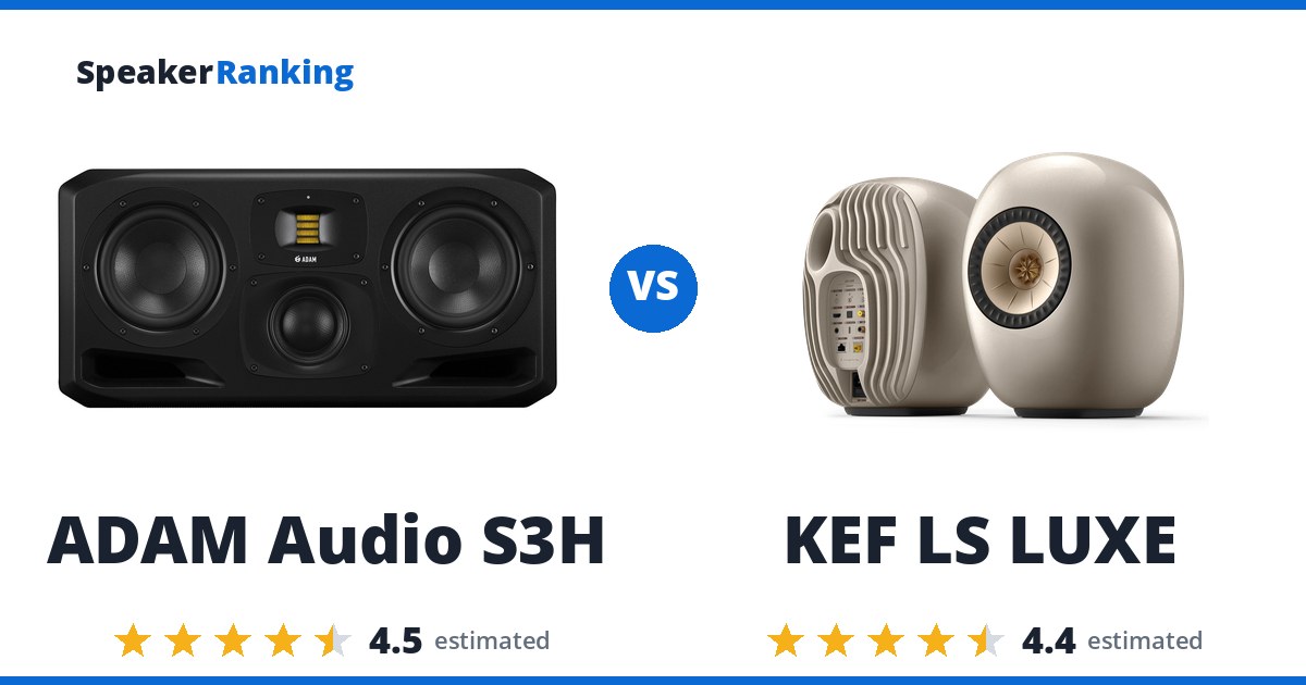ADAM Audio S3H vs KEF LS LUXE