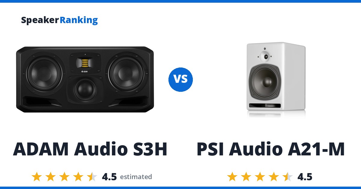 ADAM Audio S3H vs PSI Audio A21-M