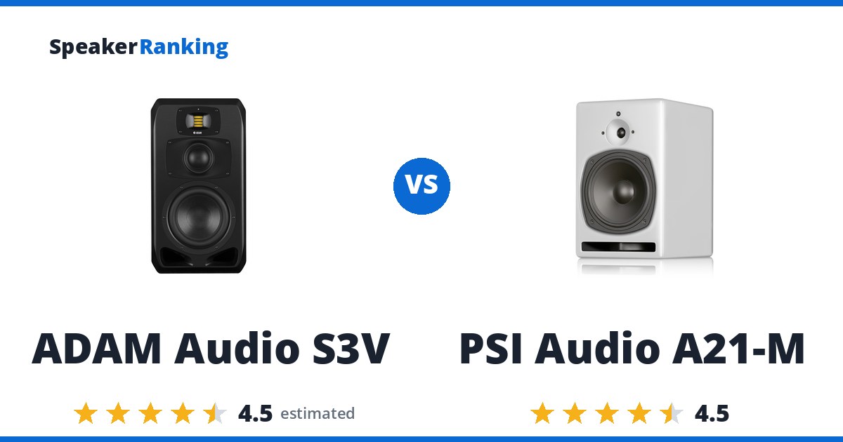 ADAM Audio S3V vs PSI Audio A21-M