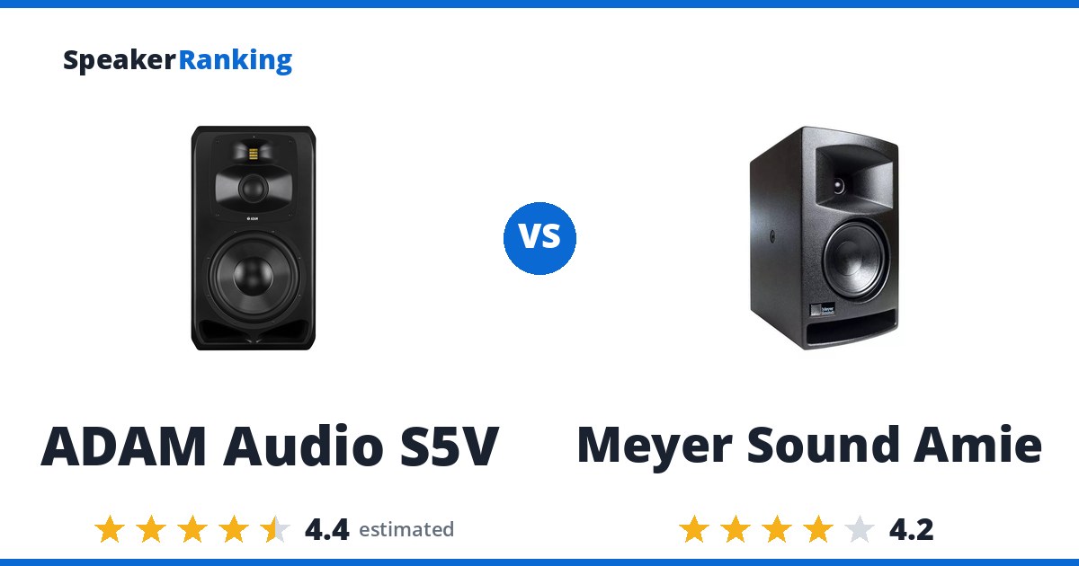 ADAM Audio S5V vs Meyer Sound Amie