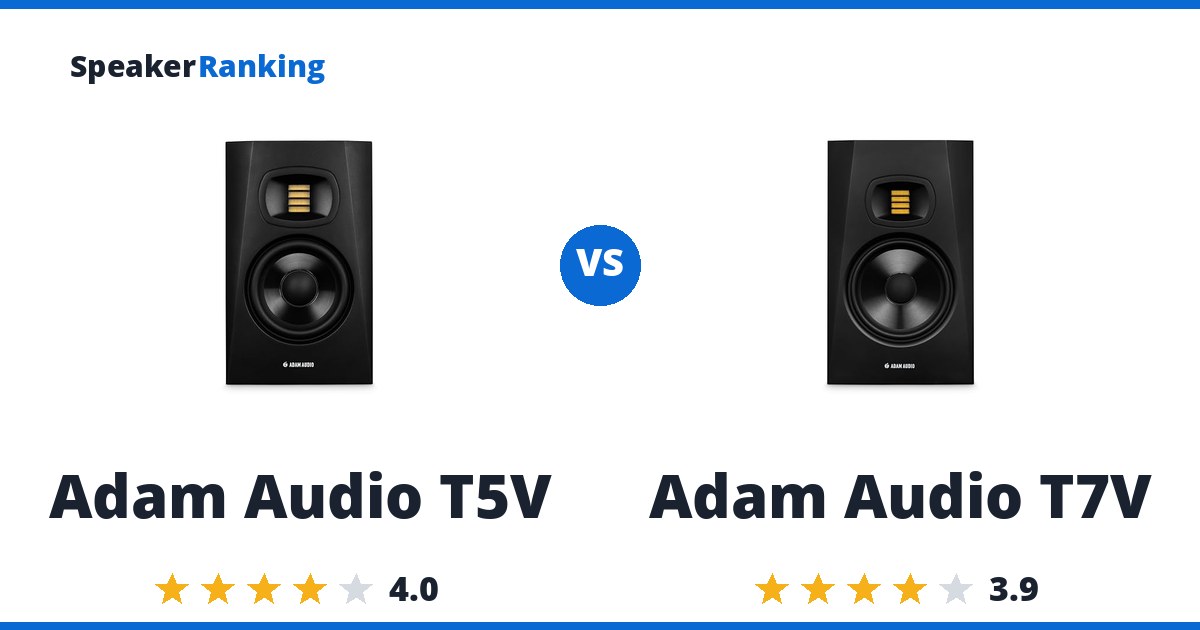Adam Audio T5V vs Adam Audio T7V
