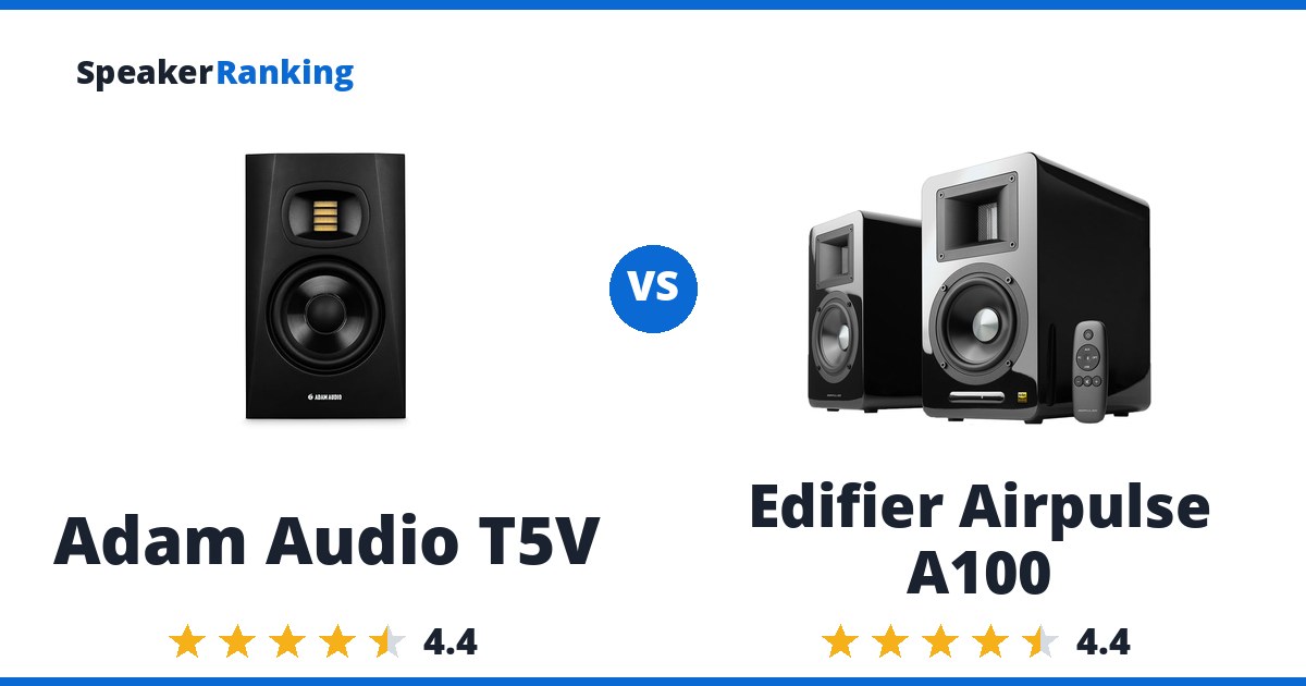 Adam Audio T5V vs Edifier Airpulse A100
