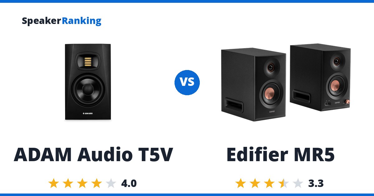 ADAM Audio T5V vs Edifier MR5