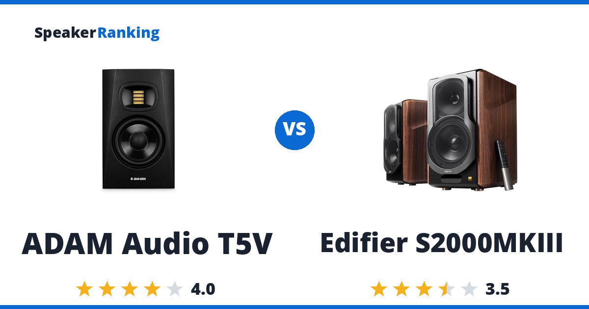 ADAM Audio T5V vs Edifier S2000MKIII