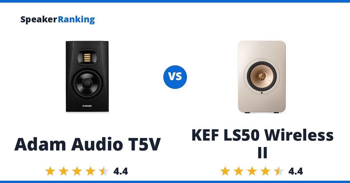 Adam Audio T5V vs KEF LS50 Wireless II