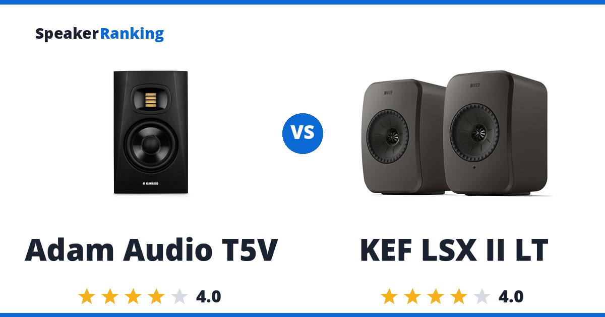 Adam Audio T5V vs KEF LSX II LT