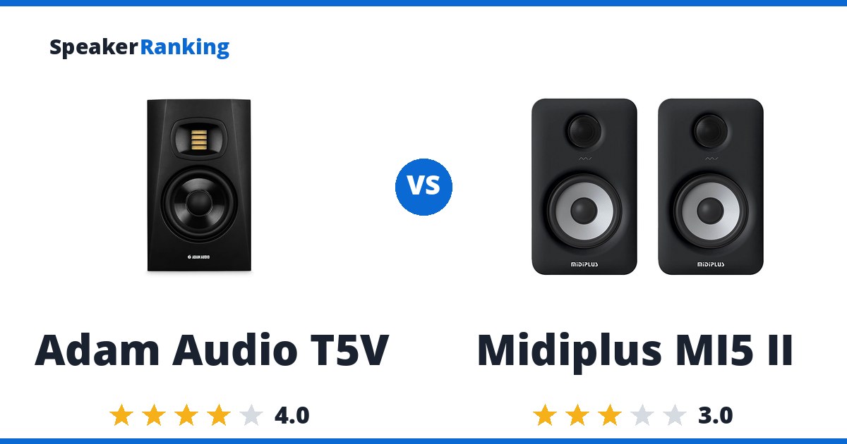 Adam Audio T5V vs Midiplus MI5 II