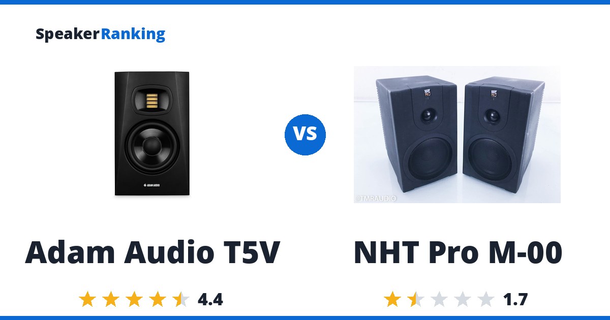 Adam Audio T5V vs NHT Pro M-00