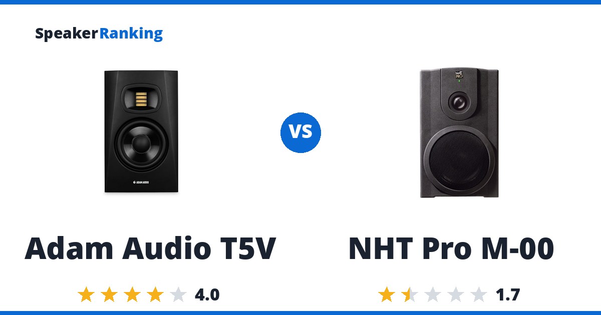 Adam Audio T5V vs NHT Pro M-00