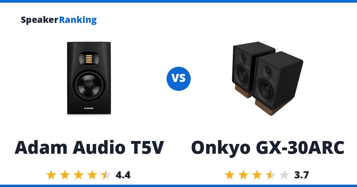 Adam Audio T5V vs Onkyo GX-30ARC