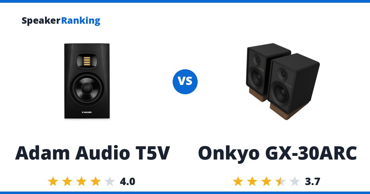 Adam Audio T5V vs Onkyo GX-30ARC