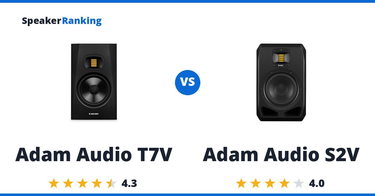 Adam Audio T7V vs Adam Audio S2V