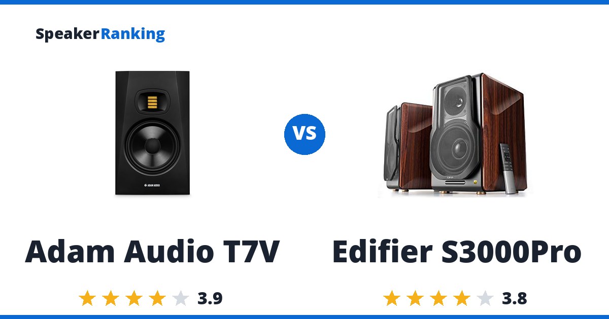 Adam Audio T7V vs Edifier S3000Pro