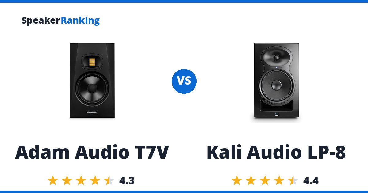 Adam Audio T7V vs Kali Audio LP-8