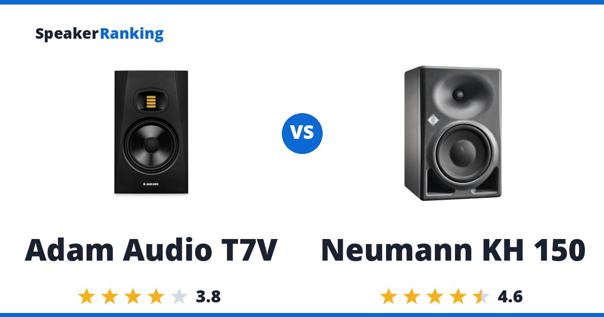 Adam Audio T7V vs Neumann KH 150