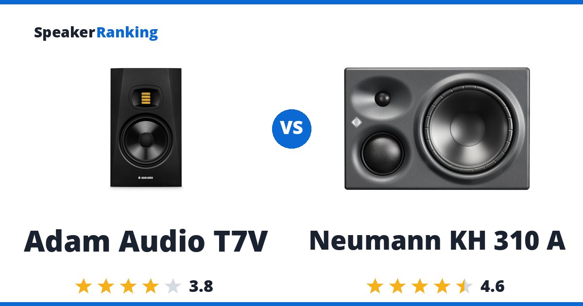 Adam Audio T7V vs Neumann KH 310 A