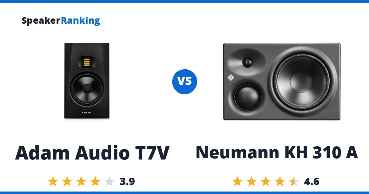 Adam Audio T7V vs Neumann KH 310 A