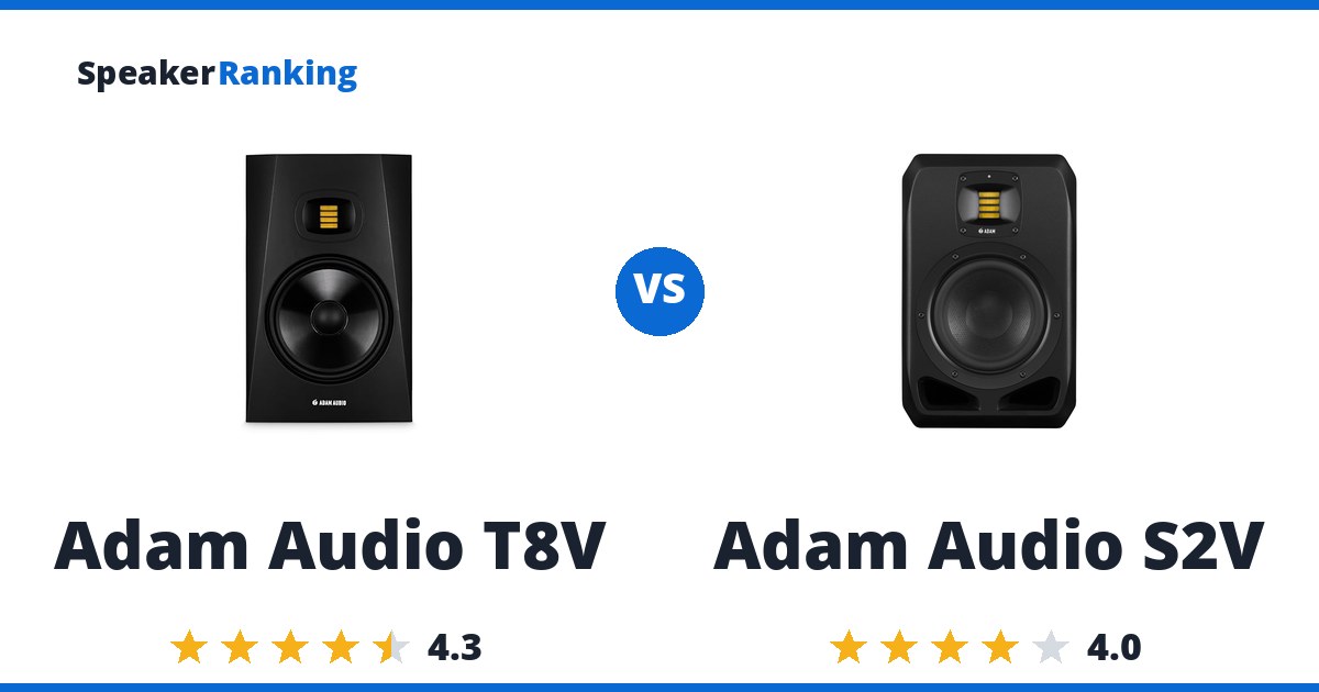 Adam Audio T8V vs Adam Audio S2V