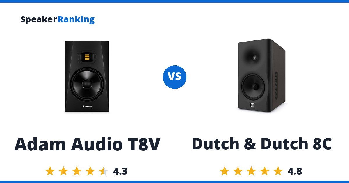 Adam Audio T8V vs Dutch & Dutch 8C