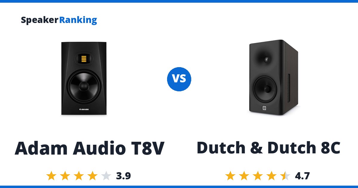 Adam Audio T8V vs Dutch & Dutch 8C