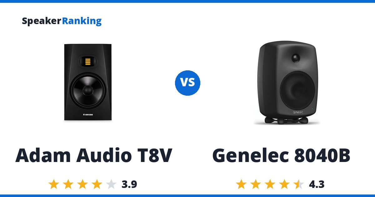 Adam Audio T8V vs Genelec 8040B
