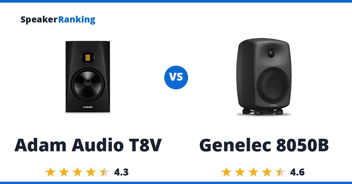Adam Audio T8V vs Genelec 8050B