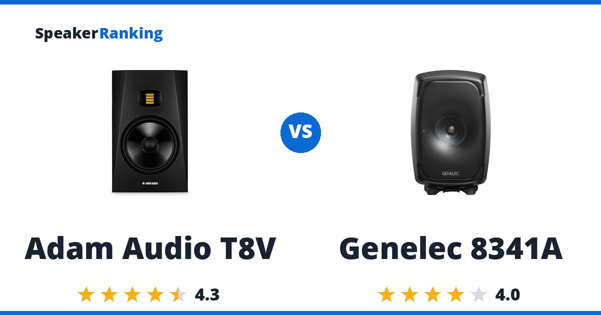 Adam Audio T8V vs Genelec 8341A