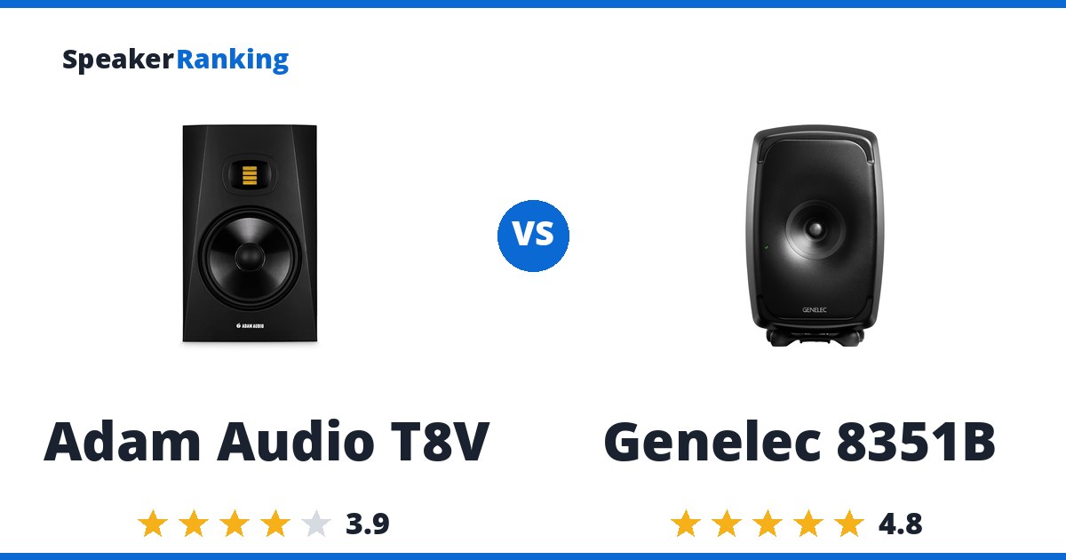 Adam Audio T8V vs Genelec 8351B