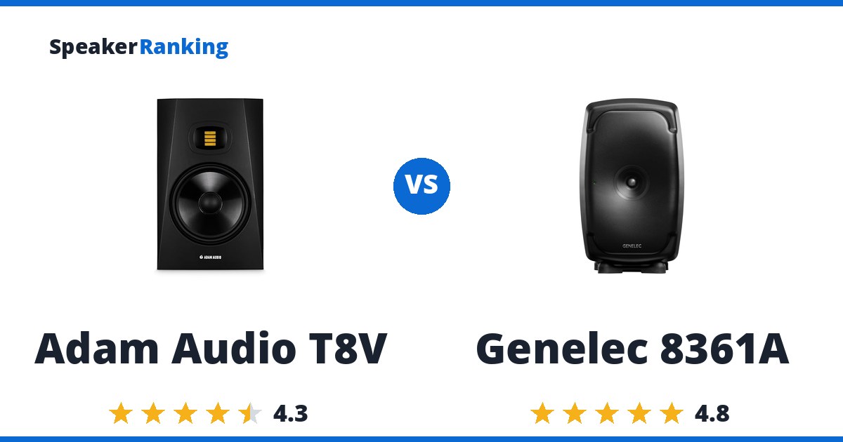 Adam Audio T8V vs Genelec 8361A