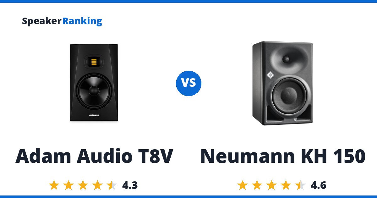 Adam Audio T8V vs Neumann KH 150