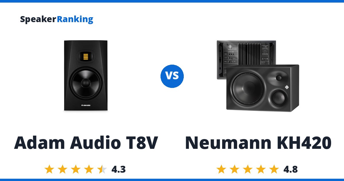 Adam Audio T8V vs Neumann KH420
