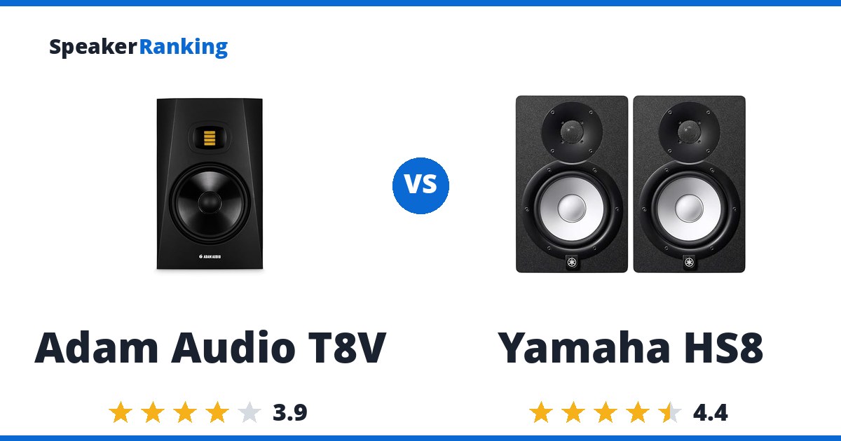 Adam Audio T8V vs Yamaha HS8