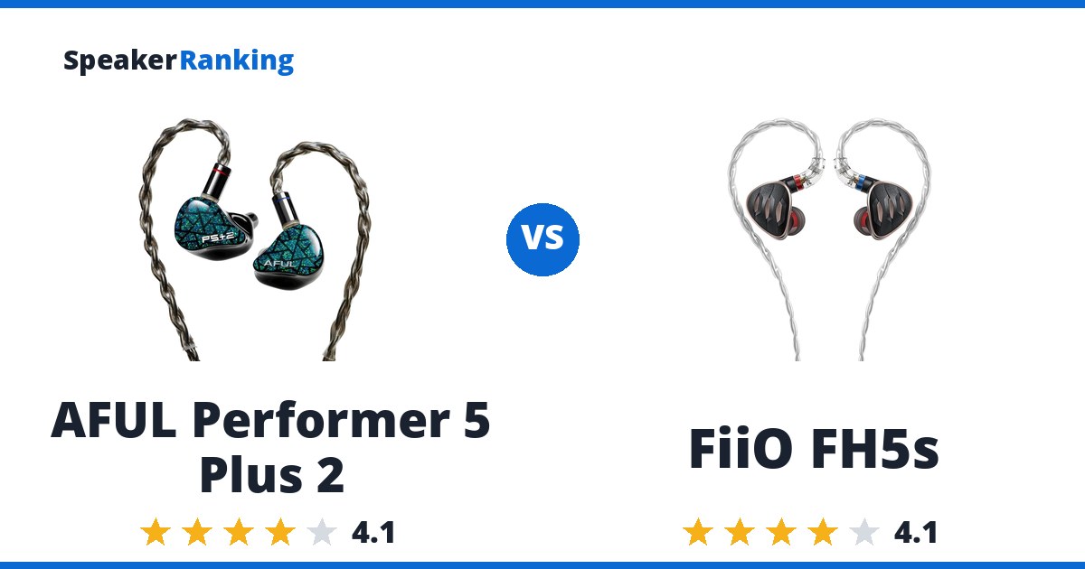 AFUL Performer 5 Plus 2 vs FiiO FH5s