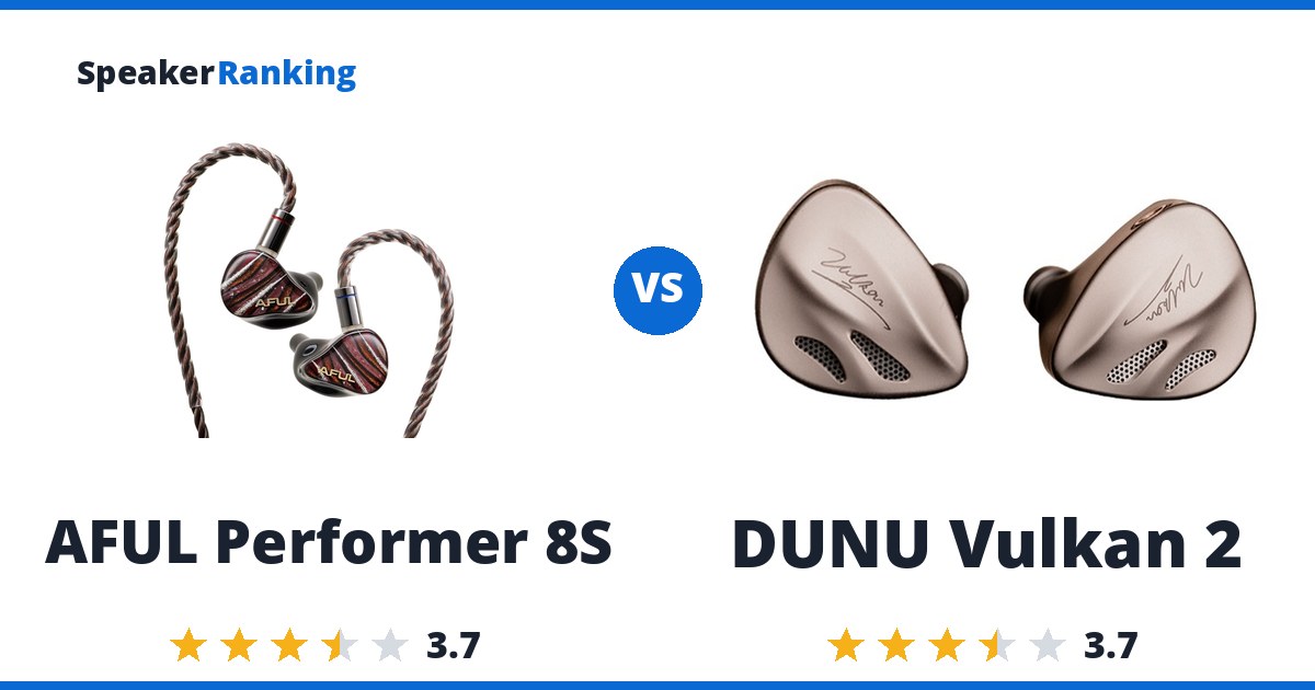 AFUL Performer 8S vs DUNU Vulkan 2