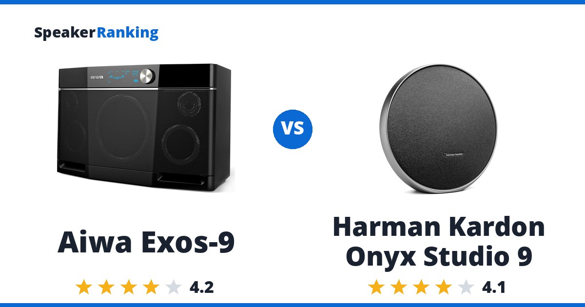 Aiwa Exos-9 vs Harman Kardon Onyx Studio 9